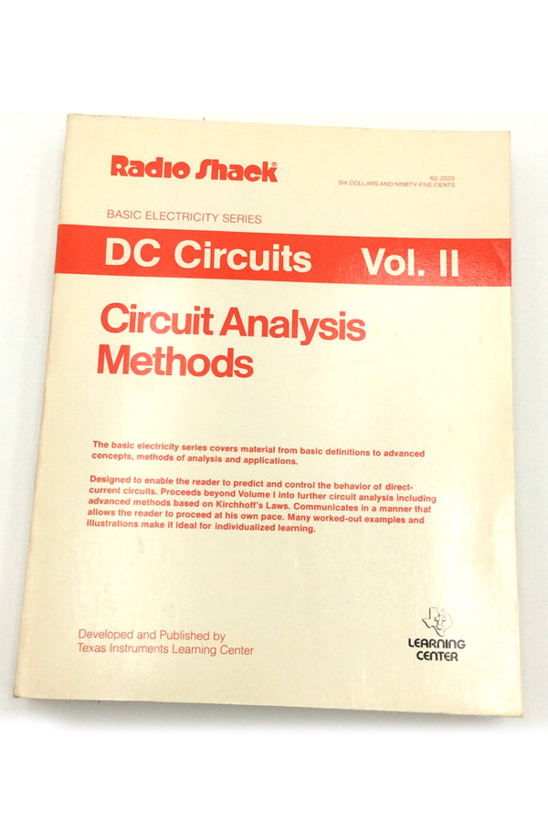 DC Circuits Basic Electricity and Circuit Concepts Vol II