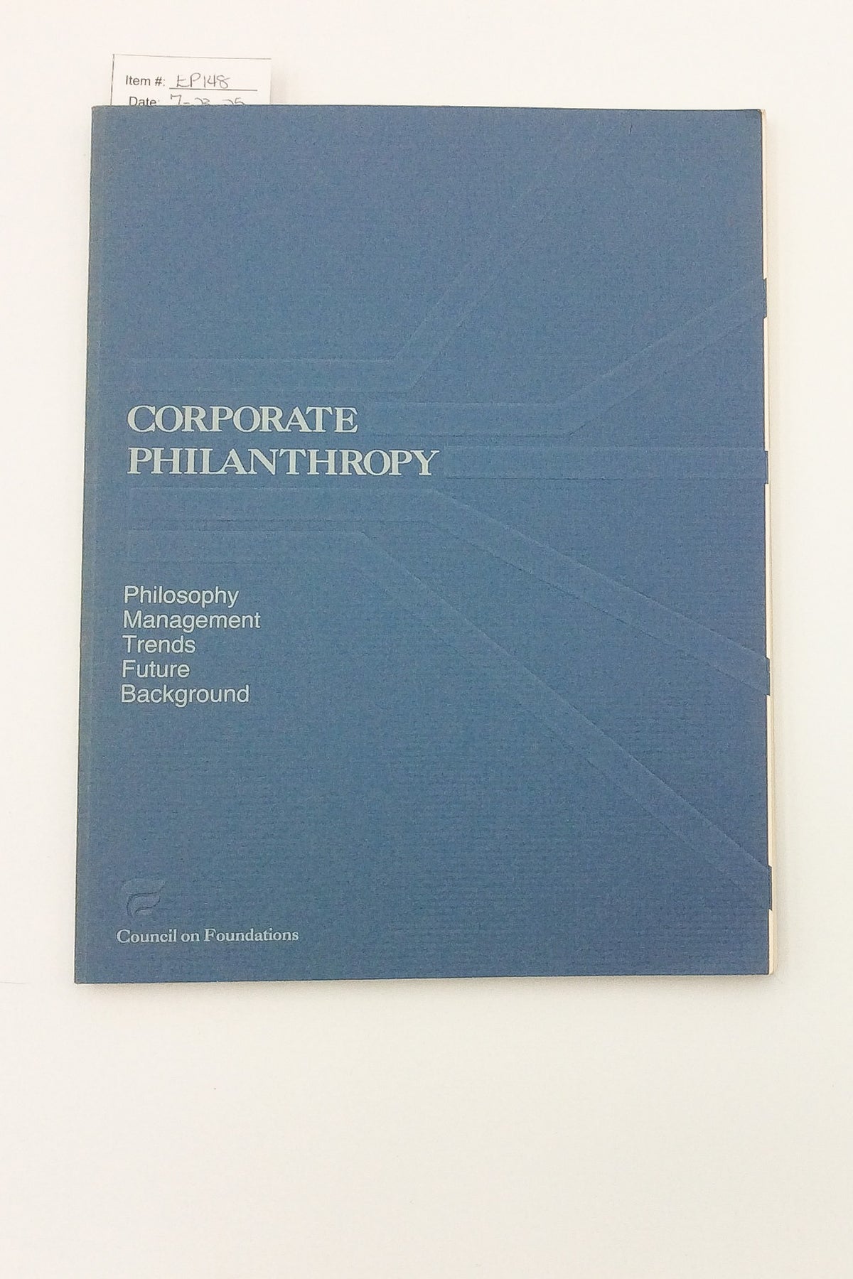 Corporate Philanthropy