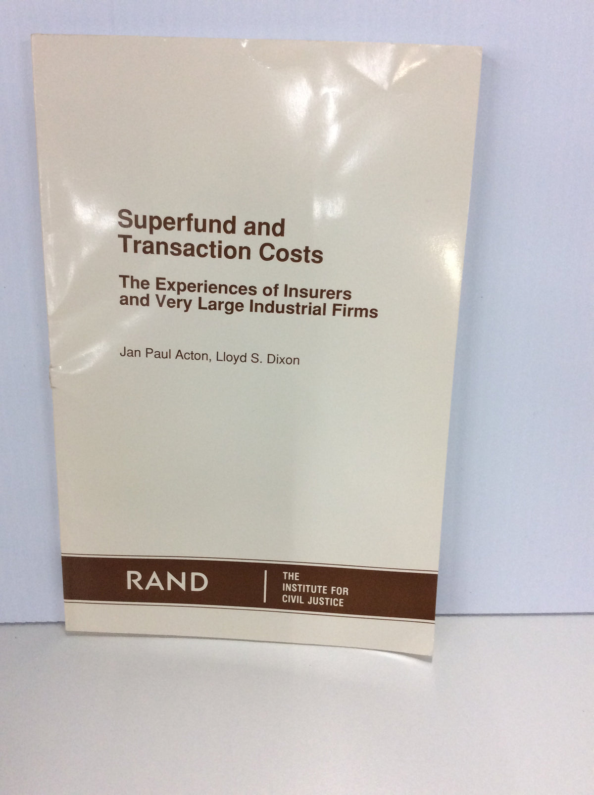Superfund and Transaction Costs