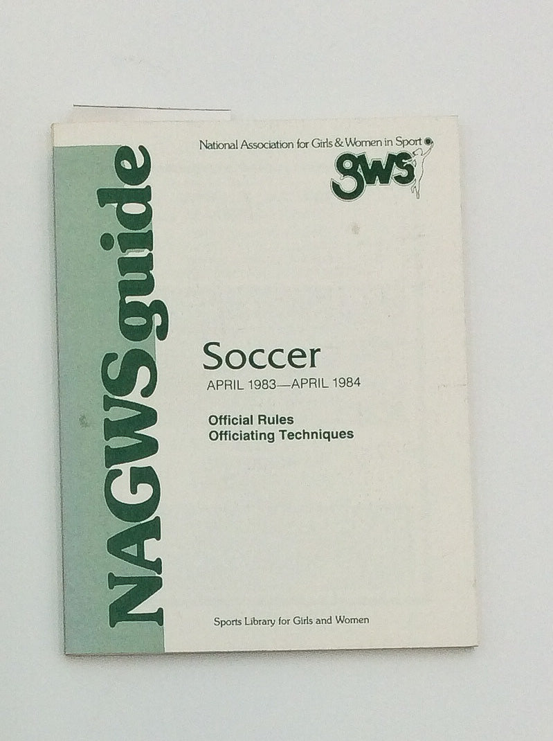 NAGWS guide Soccer April 1983 - 1984